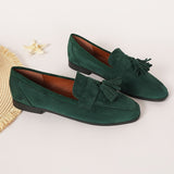 Mocassins Eliane -  com apoio e salto plano