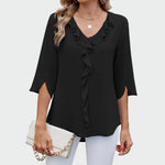 Blusa confortável e versátil feminino