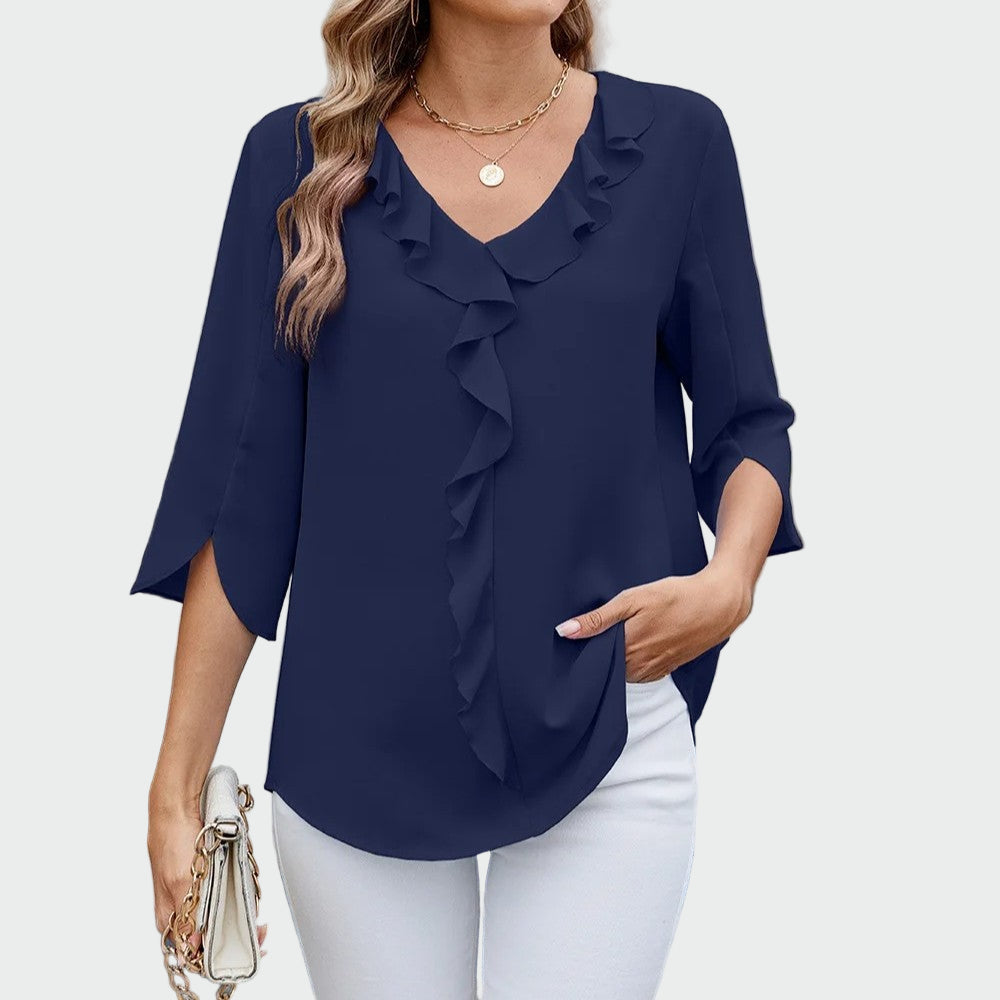 Blusa confortável e versátil feminino