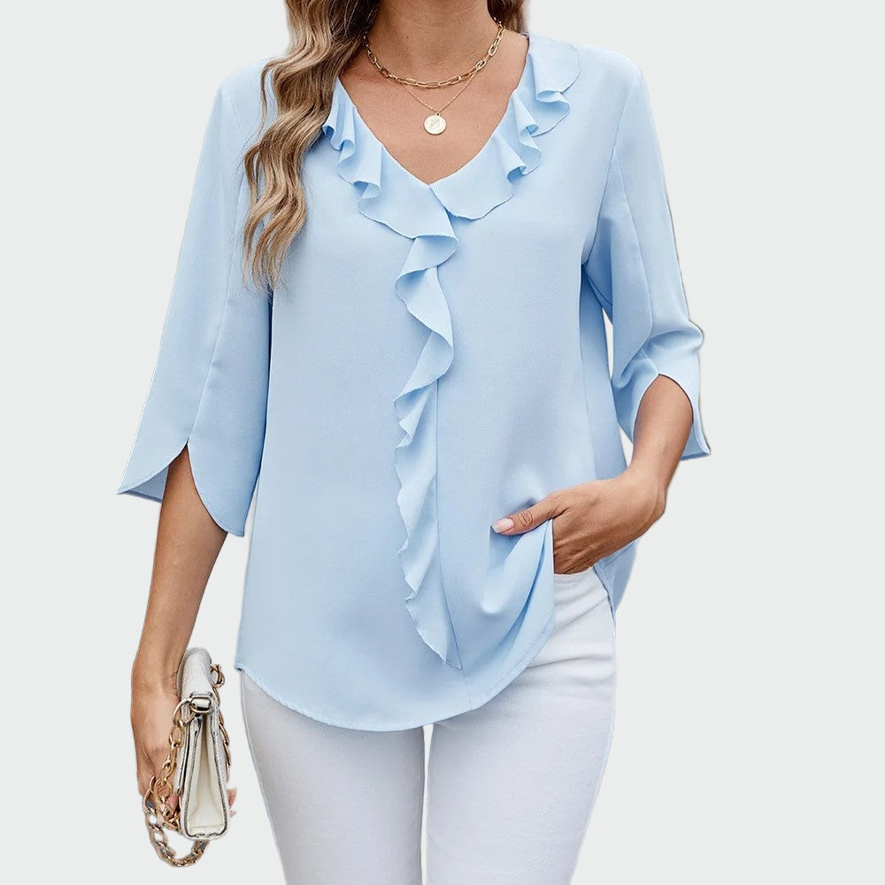 Blusa confortável e versátil feminino