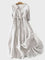 Vestido com Gola Elegante feminino