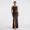 Vestido Maxi Elegante feminino