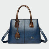 Bolsa de couro elegante feminino