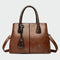 Bolsa de couro elegante feminino