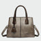 Bolsa de couro elegante feminino