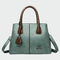Bolsa de couro elegante feminino