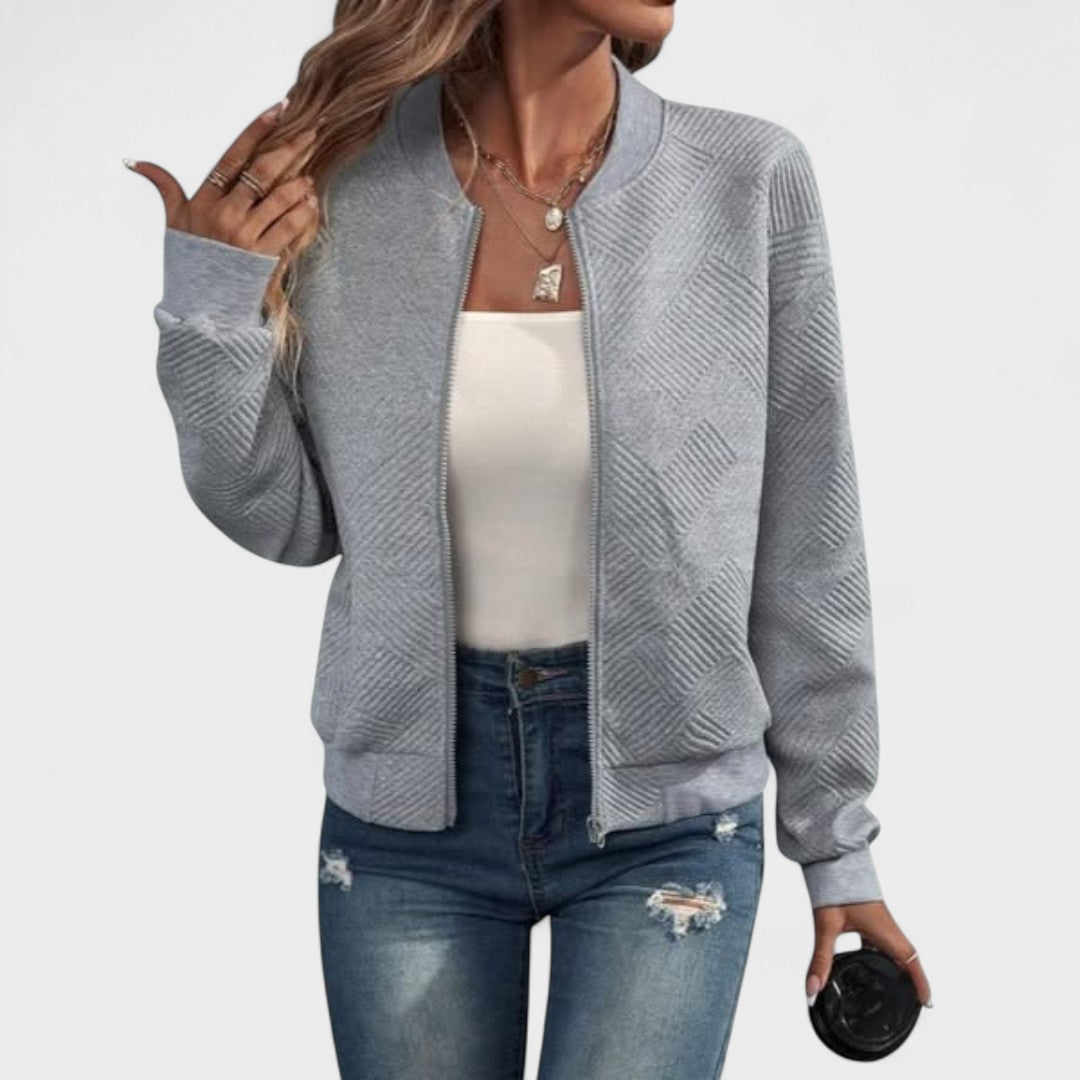 Casaco bomber estruturado feminino