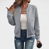 Casaco bomber estruturado feminino