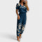Conjunto elegante camisola e calças feminino