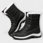 Botas de inverno impermeáveis feminino