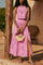 Conjunto Rosa em Renda feminino