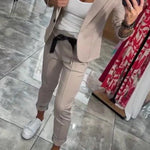 Conjunto elegante feminino