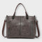 Bolsa de couro elegante feminino