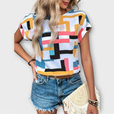 Blusa de manga curta feminino