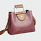 Bolsa de couro atemporal feminino