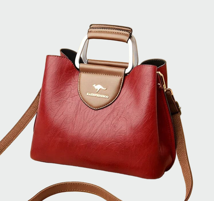 Bolsa de couro atemporal feminino