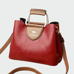 Bolsa de couro atemporal feminino