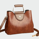 Bolsa de couro atemporal feminino