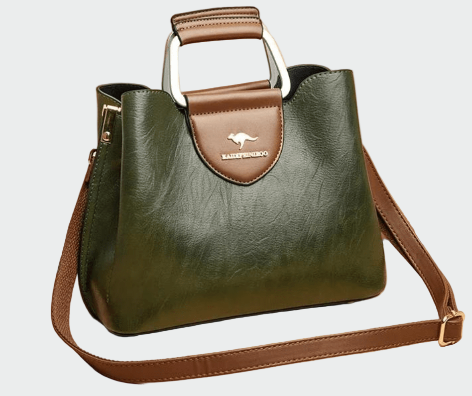 Bolsa de couro atemporal feminino