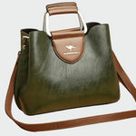 Bolsa de couro atemporal feminino