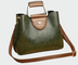 Bolsa de couro atemporal feminino