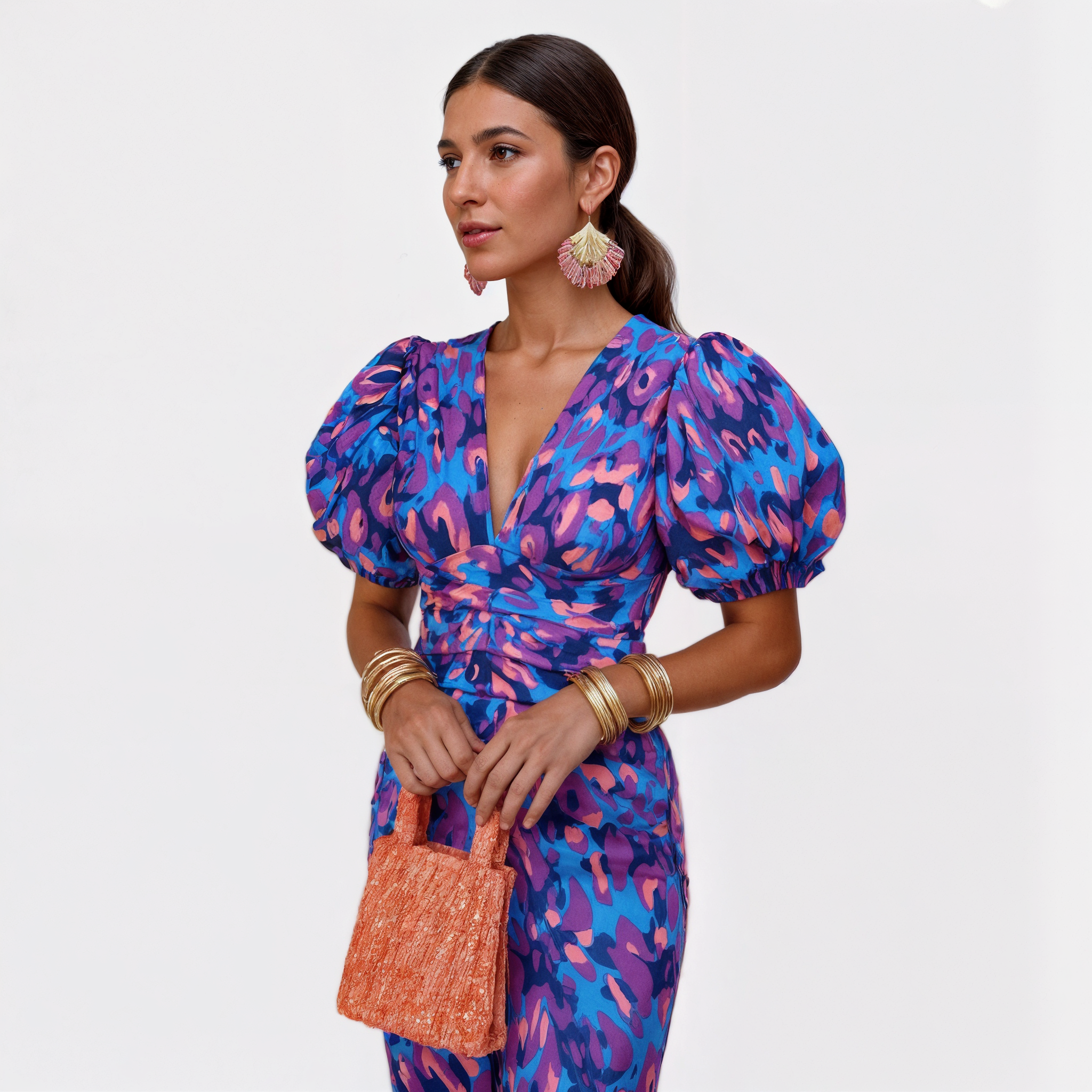 Vestido Fuego Tropical feminino