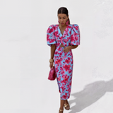 Vestido Fuego Tropical feminino