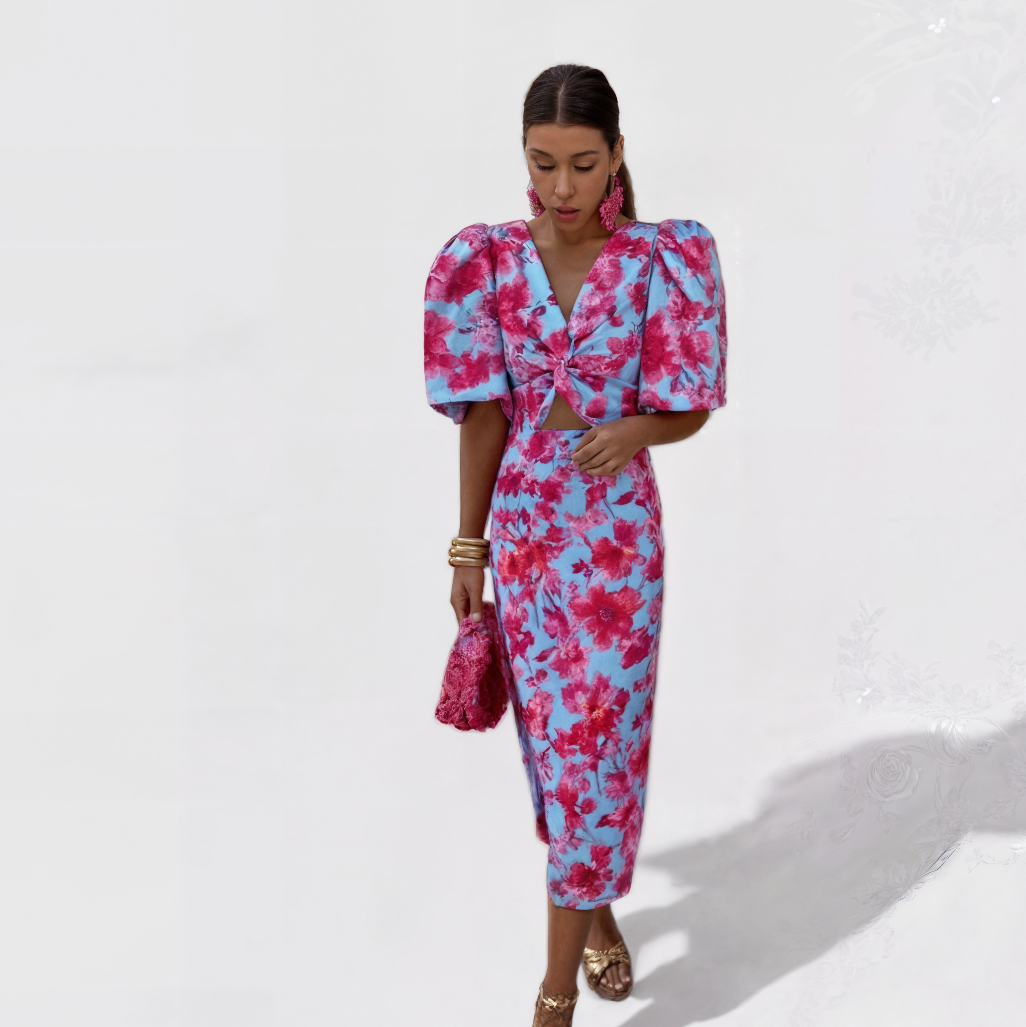 Vestido Fuego Tropical feminino