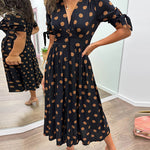 Vestido Elegante de Bolinhas feminino