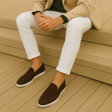 Mocassins em camurça masculino