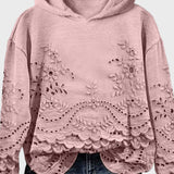 Moletom com Capuz em Renda feminino