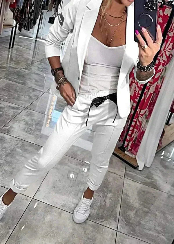 Conjunto elegante feminino