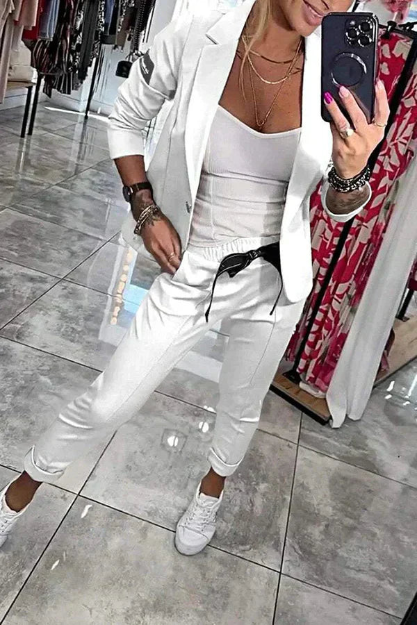 Conjunto elegante feminino