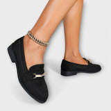 Alexandrina - Loafer de flanela feminino