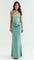 Vestido comprido com corpete feminino