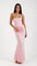Vestido comprido com corpete feminino
