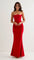 Vestido comprido com corpete feminino
