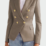 Blazer em linha clássica feminino