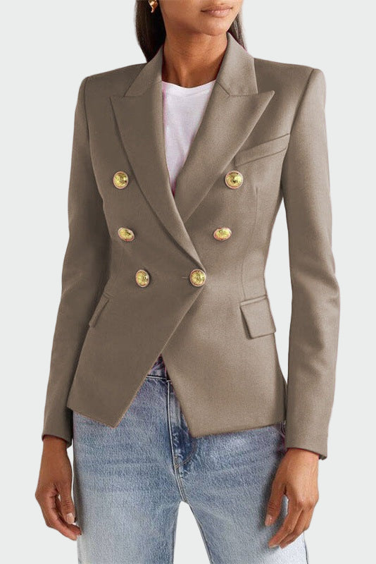 Blazer em linha clássica feminino