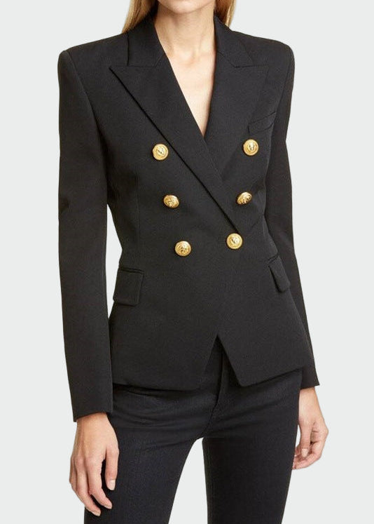 Blazer em linha clássica feminino