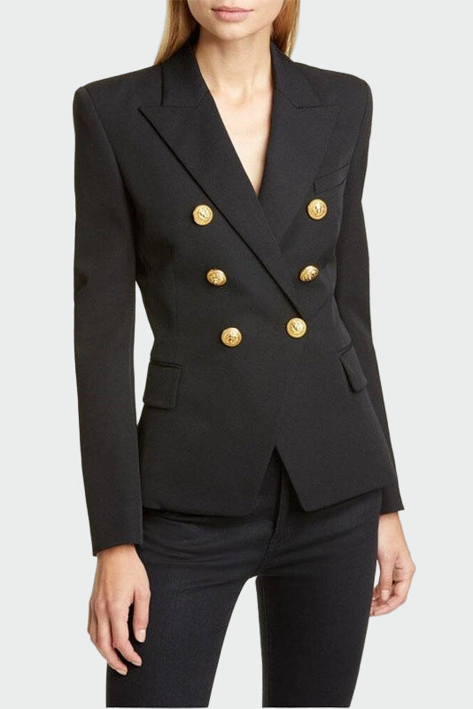 Blazer em linha clássica feminino