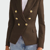 Blazer em linha clássica feminino