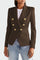 Blazer em linha clássica feminino