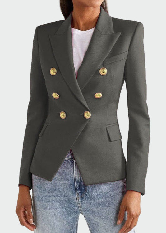 Blazer em linha clássica feminino