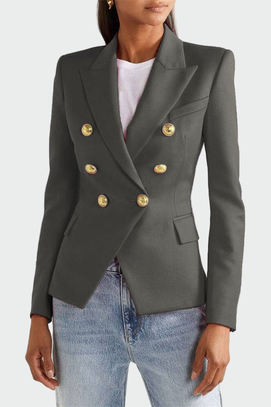 Blazer em linha clássica feminino