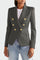 Blazer em linha clássica feminino