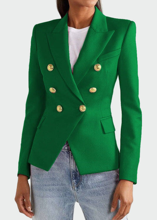 Blazer em linha clássica feminino