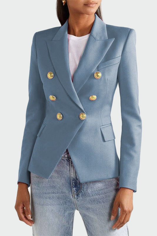 Blazer em linha clássica feminino