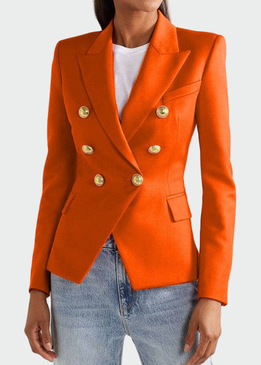 Blazer em linha clássica feminino