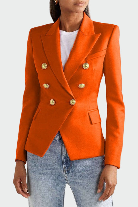 Blazer em linha clássica feminino